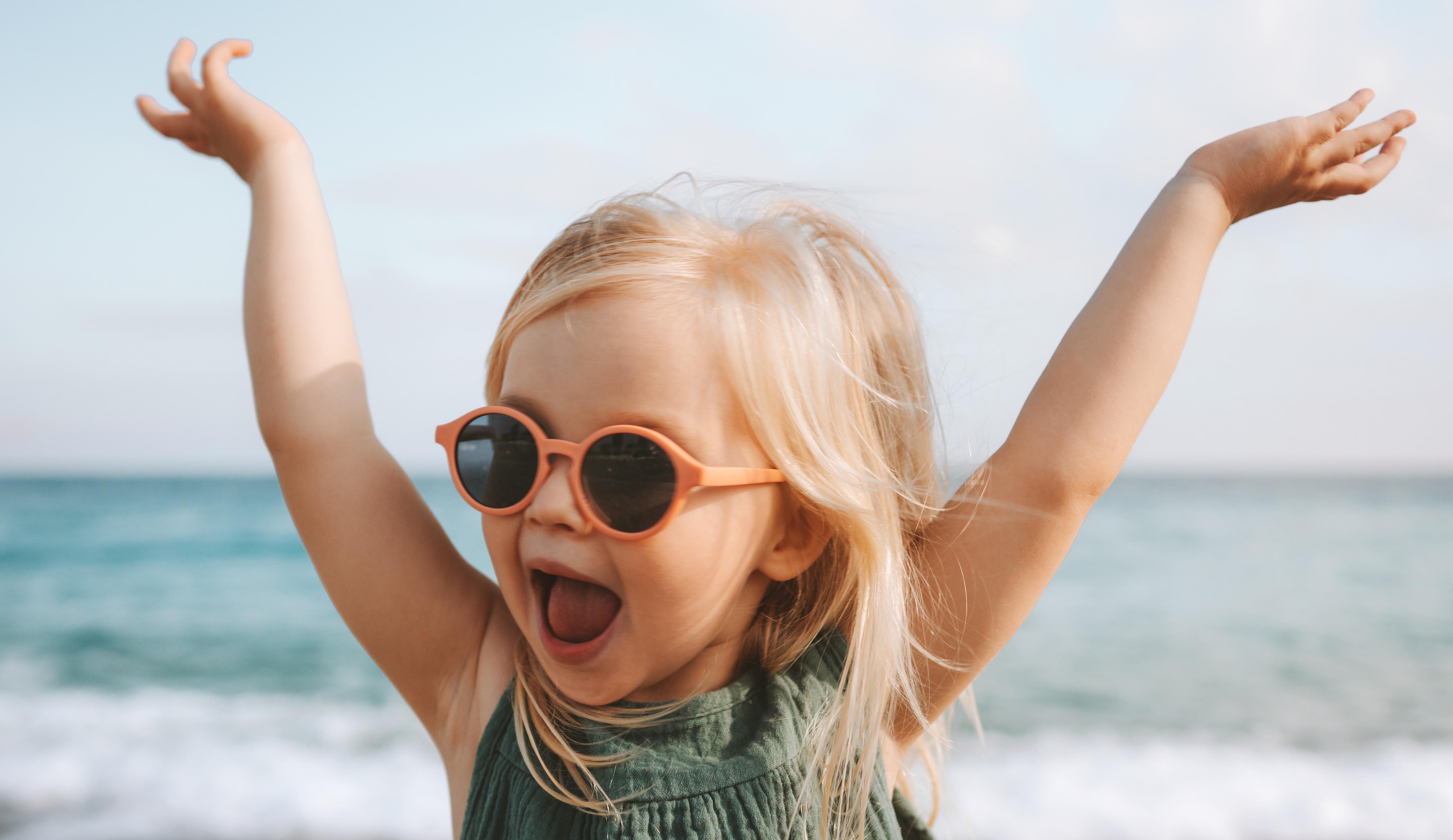 Gafas de sol en niños