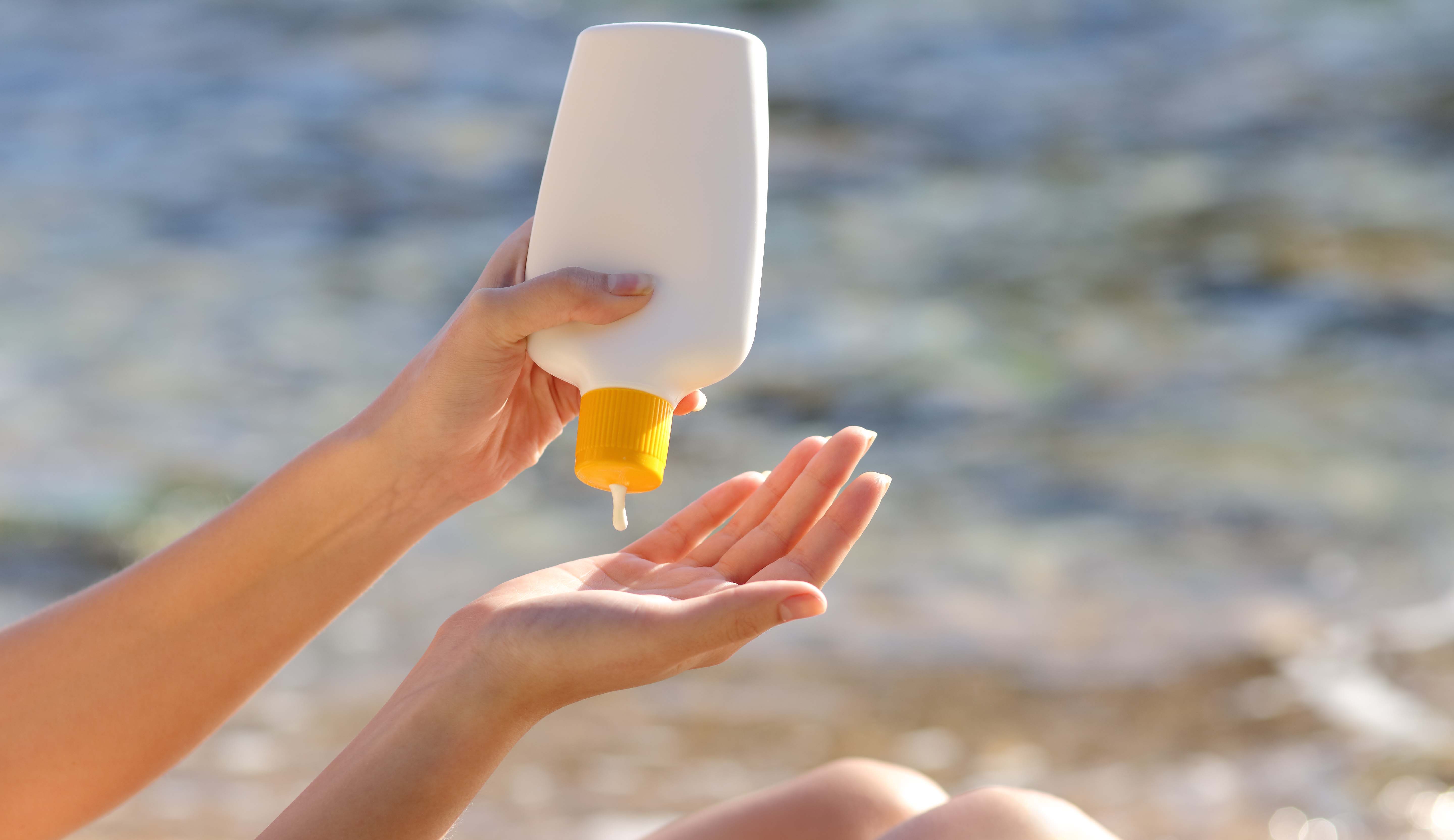 Recipiente de protección solar