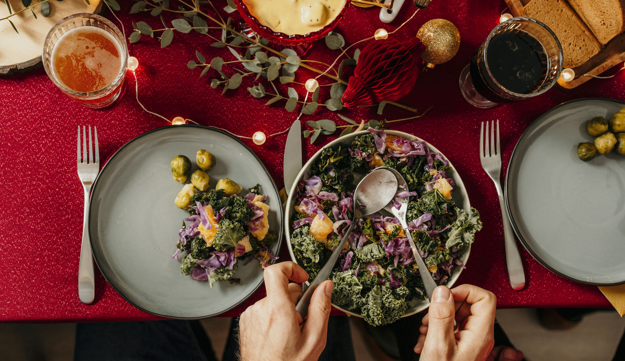 Cenas saludables de Navidad