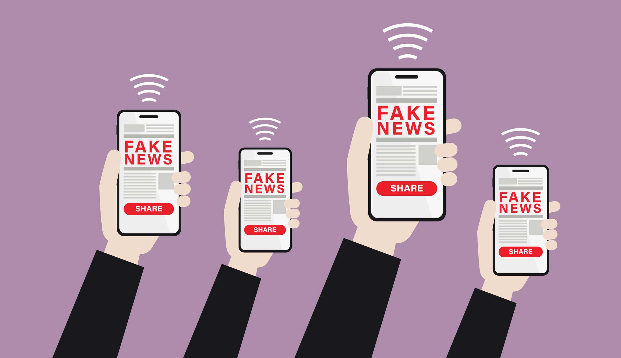 Fake news promovidas por las redes sociales