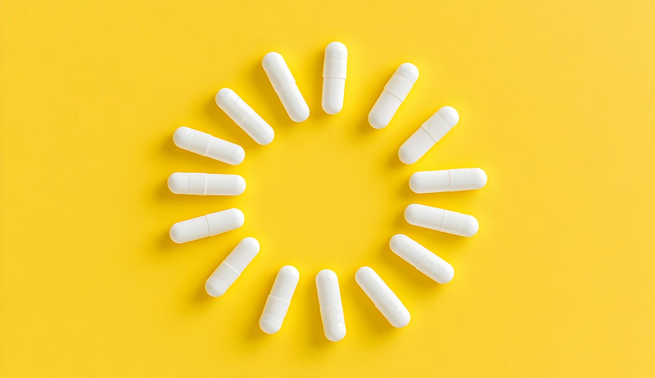 pastillas formando un sol