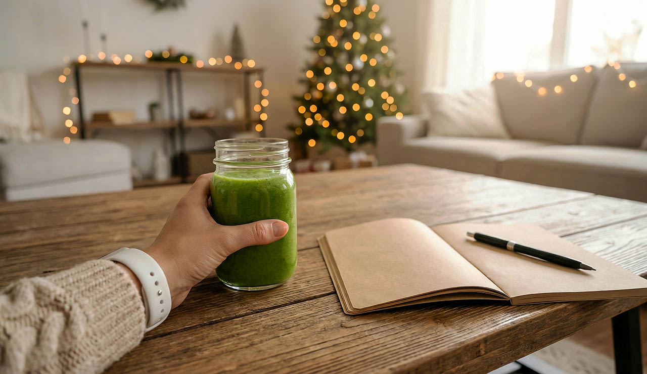 Batido detox en Navidad
