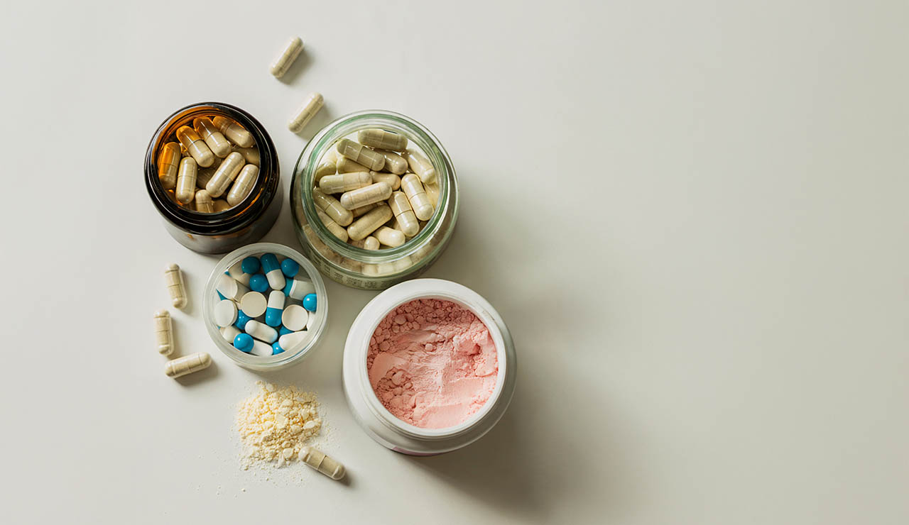 Pastillas de suplementos alimentarios