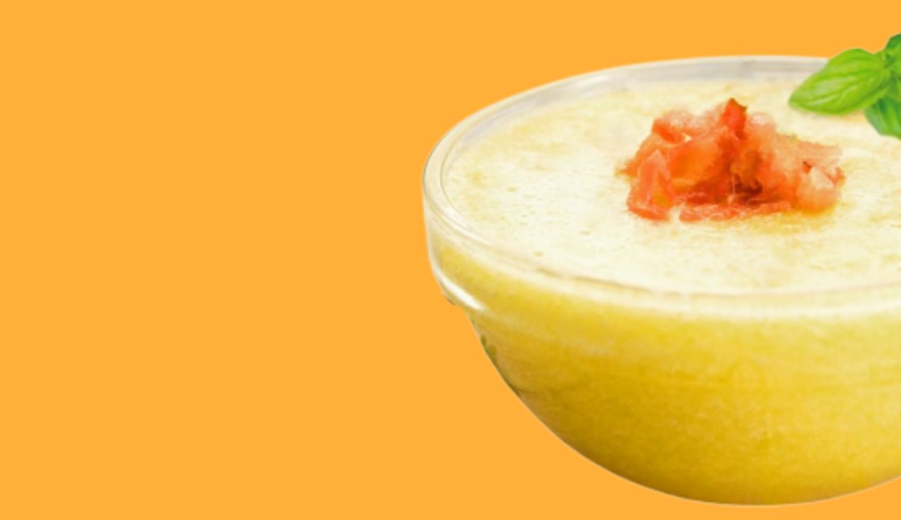 Sopa de melón y yogur