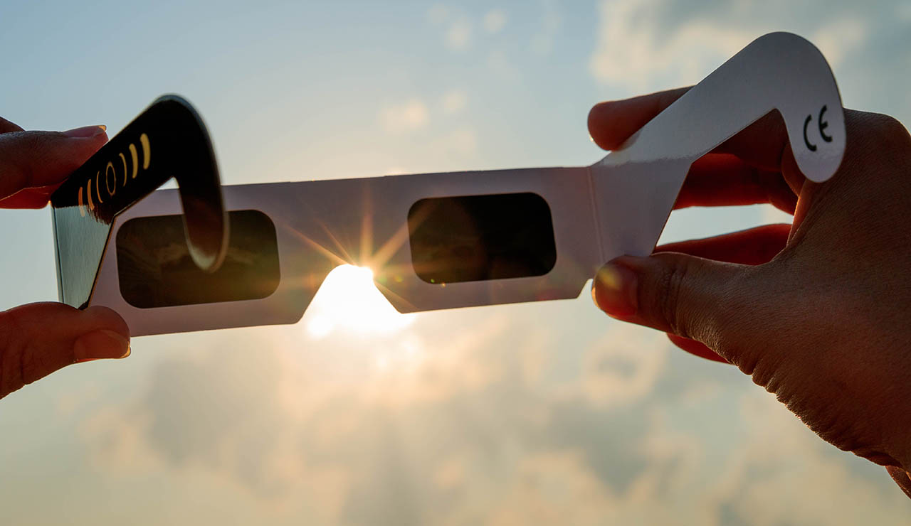 Gafas especiales para ver el eclipse solar