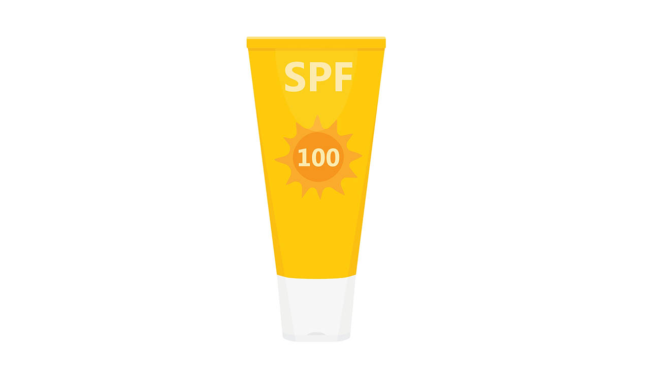 Bote de protección solar SPF 100