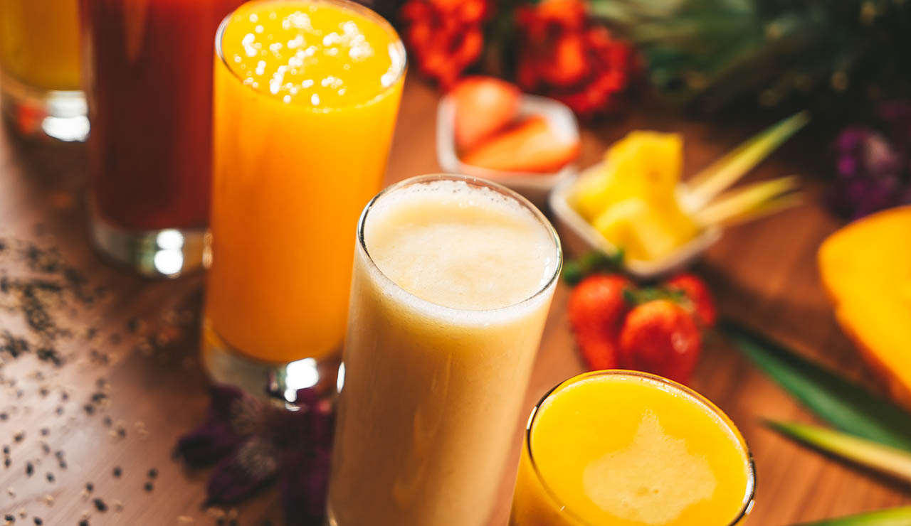 Zumos y batidos de frutas
